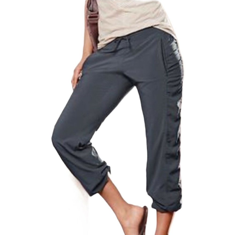 Athleta Women Gray Size 8 La Ruched Active lounge